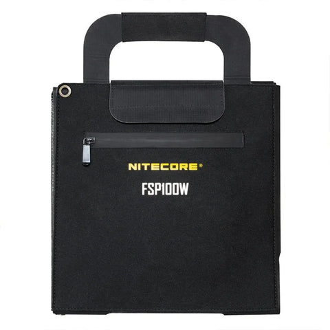 Nitecore FSP100W Vandtæt Foldbart Solpanel 100W - Bærbart Vandtæt Solpanel 100W
