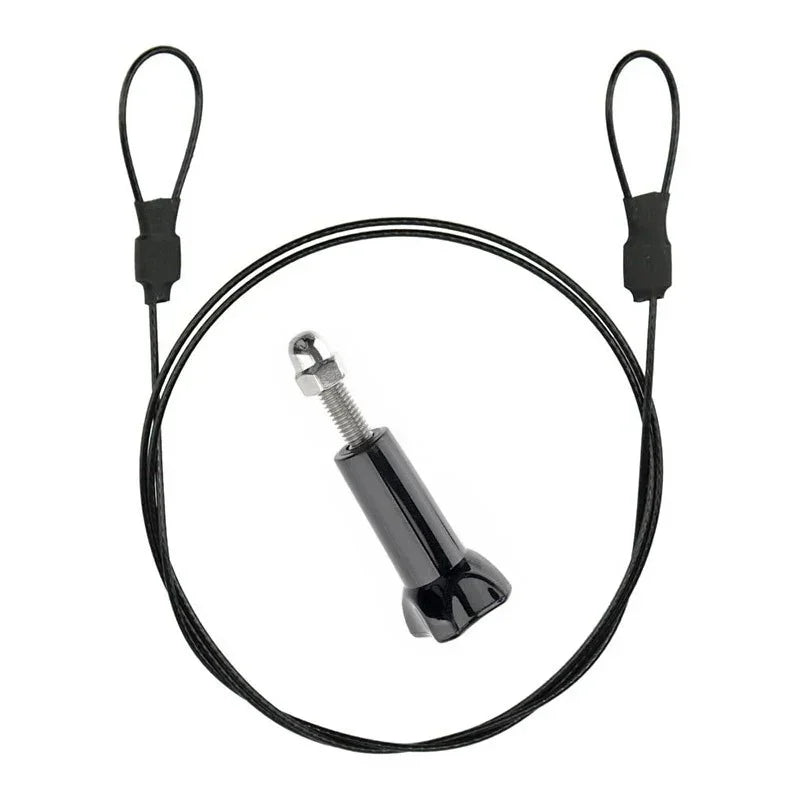 Säkerhetslina/vajer för kamera metall inkl. låsskruv - Action King
