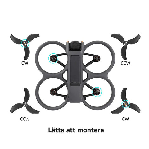 Propeller DJI Avata 2 - Sort - Kit
