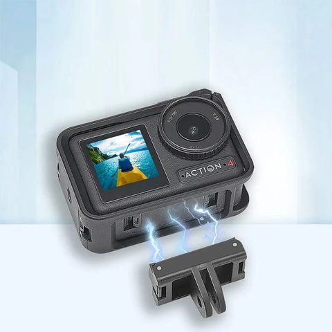 Magnetisk hurtigudløserbeslag til DJI Osmo Action 5 Pro / 4 / 3 - Hurtigudløser