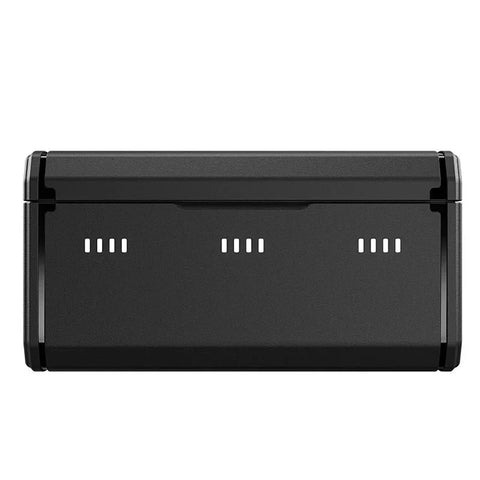 Telesin Batterioplader Lommeboks med opbevaring til 3 batterier + 2 microSD - Til GoPro Hero12/11/10/9 Sort