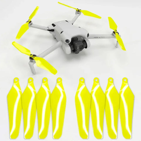 Master Airscrew - DJI Mini 4 Pro / 3 Pro Super Stealth Upgrade Propeller - Propel - Elektrisk - Kit 4-pak