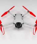 Master Airscrew - DJI Mini 4 Pro / 3 Pro Super Stealth Upgrade - Propeller - Röd - Kit 4-Pack - Action King