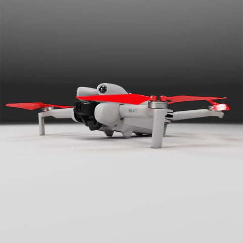 Master Airscrew - DJI Mini 4 Pro / 3 Pro Super Stealth Upgrade Propeller - Propel - Rød - Sæt med 4 stk.