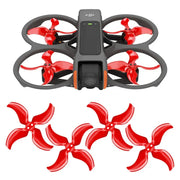 Master Airscrew DJI Avata 2 Upgrade Propellers - 4-Blad Propeller till DJI Avata 2 - Röd - Kit 4-Pack - Action King