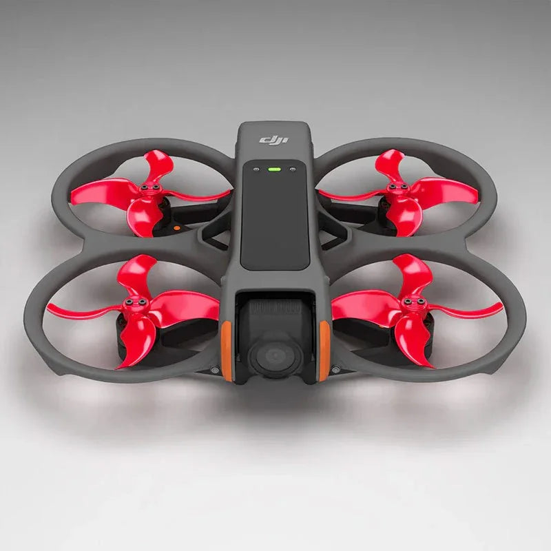 Master Airscrew DJI Avata 2 Upgrade Propellers - 4-Blad Propeller till DJI Avata 2 - Röd - Kit 4-Pack - Action King