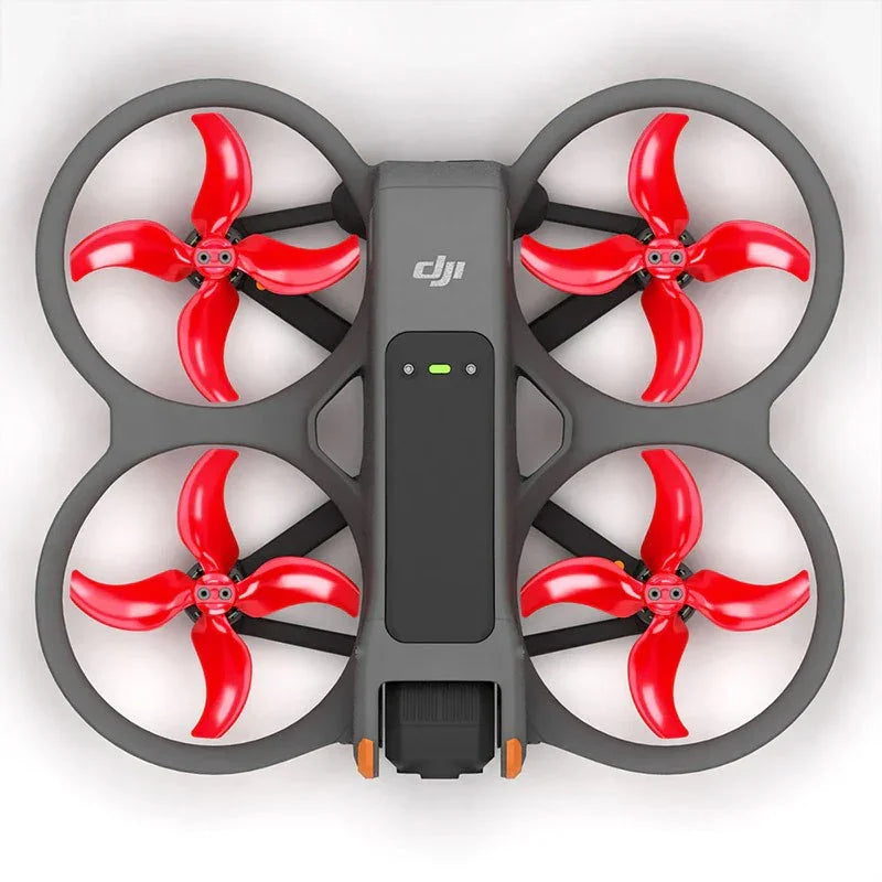 Master Airscrew DJI Avata 2 Upgrade Propellers - 4-Blad Propeller till DJI Avata 2 - Röd - Kit 4-Pack - Action King