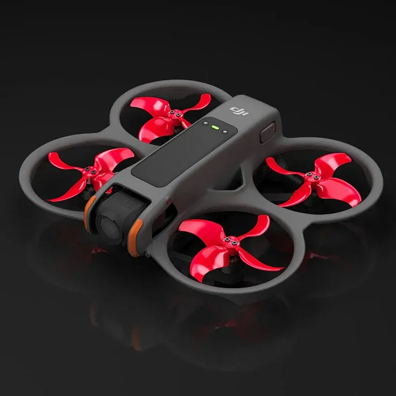 Master Airscrew DJI Avata 2 Upgrade Propellers - 4-Blad Propeller till DJI Avata 2 - Röd - Kit 4-Pack - Action King