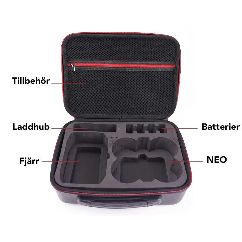 Väska till DJI Neo och tillbehör - Svart - Action King