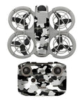 Kamouflage-skin till DJI Neo + RC-N3 - Vinter - Action King