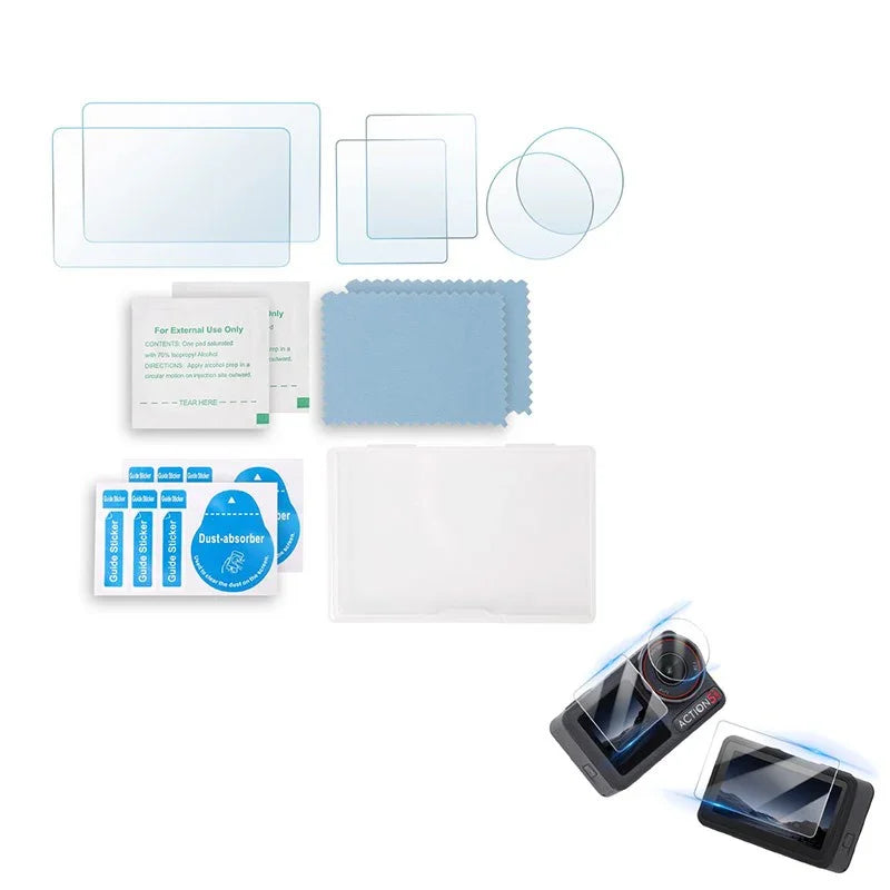 Linsskydd och Skärmskydd till DJI Osmo Action 5 Pro - 2-Pack - Kit - Action King