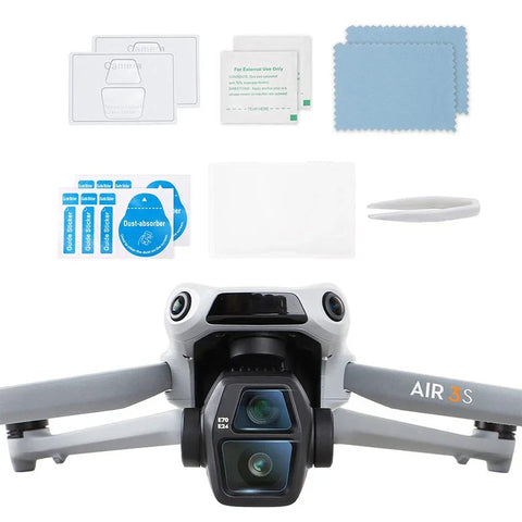 Linsebeskytter Hærdet Glas til DJI Air 3S - 2-pak - Sæt