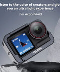 Telesin Skyddsram Multifunktion med cold shoe till DJI Action 5 Pro/4/3 - Aluminium - Action King