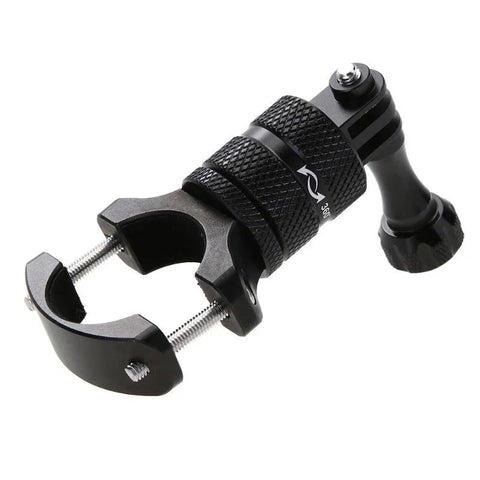 GoPro-holder til cykelstyr og -rør - Drejelig 360 grader - Rør 20-35mm - Aluminium