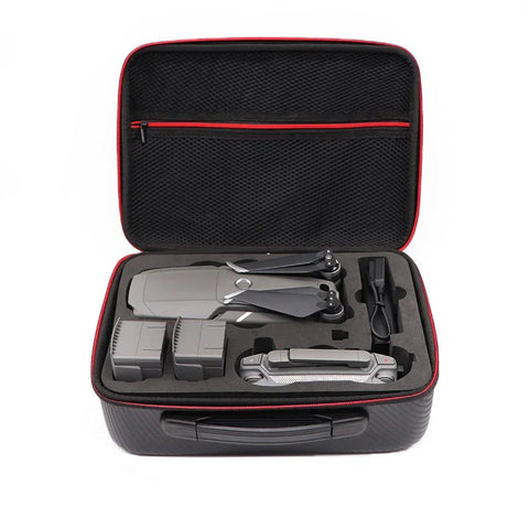 Taske til DJI Mavic 2 Pro / Zoom og tilbehør - Sort / Rød