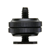 Adapter blixtsko till 1/4" skruv, Cold Shoe - Aluminium - Action King