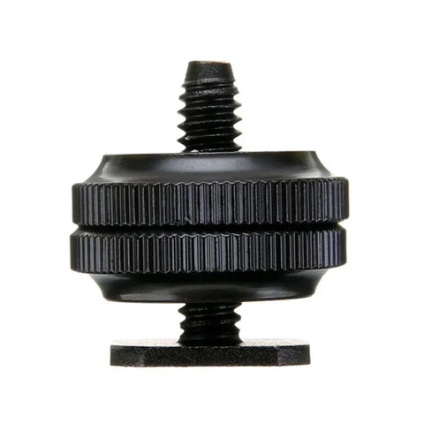 Adapter hot shoe til 1/4" skrue, hot shoe - aluminium