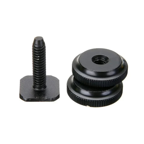 Adapter hot shoe til 1/4" skrue, hot shoe - aluminium