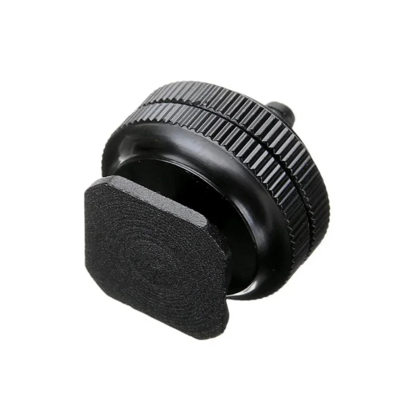 Adapter blixtsko till 1/4" skruv, Cold Shoe - Aluminium - Action King