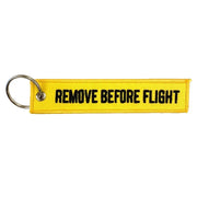 Nyckelband - REMOVE BEFORE FLIGHT - Gul/Svart - Action King