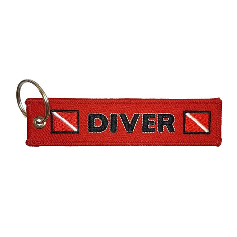 Lanyard - DYKKER - Rød/Sort