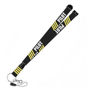 Nyckelband / Nackrem - PILOT IIII - Svart - Action King