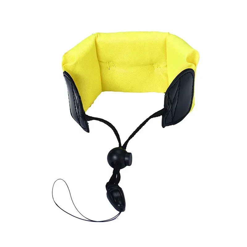 Flytande handledsrem med snabbfäste för din actionkamera - Gul - Action King