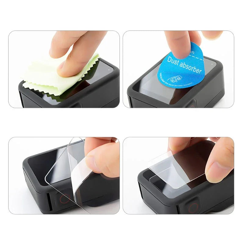 Linsskydd och Skärmskydd till GoPro Hero8 Black - Kit - Action King