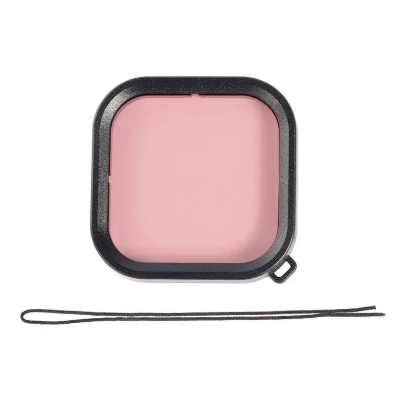 Färgfilter för dykning Ljusröd - Hero8 Black i vattentätt skal - Action King