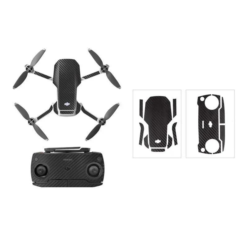 Klistermärke / Skin till DJI Mavic Mini - Svart - Action King