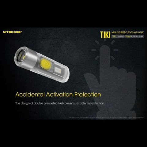 Nitecore TIKI Nøgleringslampe USB-C - 300lm