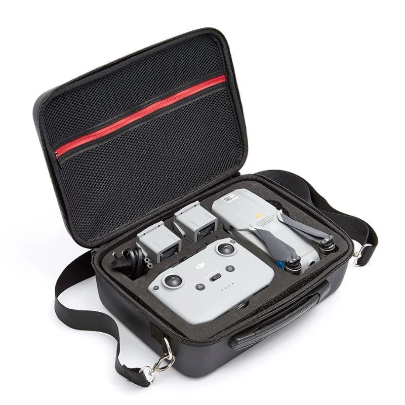 Väska till DJI Mavic Air 2 / Air 2S och tillbehör - Svart / Röd - Action King