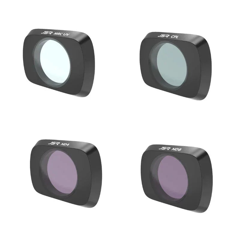 JSR Filter 4-pack - MCUV + CPL + ND4 + ND8 till DJI Mavic Air 2 - Kit - Action King