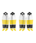 Propeller till DJI Mavic Air 2 / Air 2S - ersätter 7238F - Low Noise - Kit 4-Pack - Gul/Svart - Action King