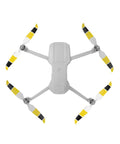Propeller till DJI Mavic Air 2 / Air 2S - ersätter 7238F - Low Noise - Kit 4-Pack - Gul/Svart - Action King