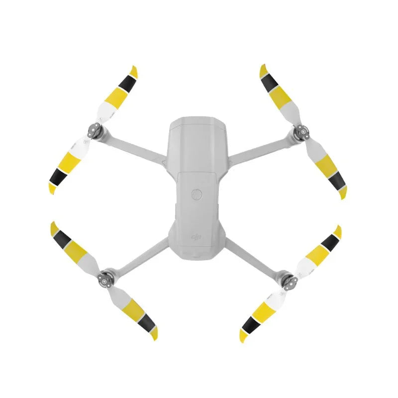 Propeller till DJI Mavic Air 2 / Air 2S - ersätter 7238F - Low Noise - Kit 4-Pack - Gul/Svart - Action King