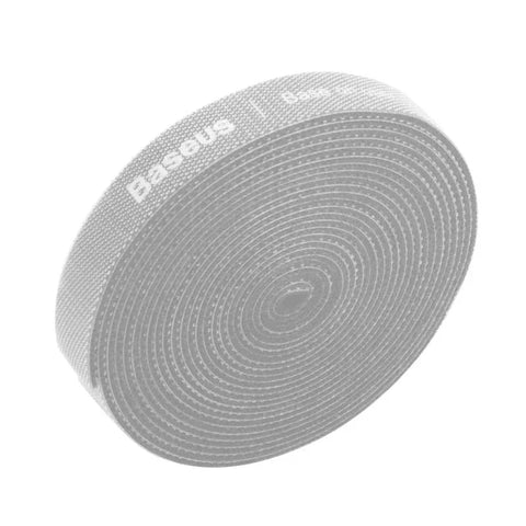 Baseus velcro på rulle, bredde 14 mm, 3 m - Grå