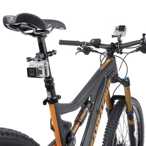 GoPro-beslag til cykelstyr og sadelpind - Med ledarm - Rør 10-35mm
