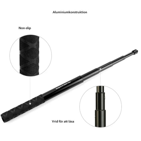 Håndholdt stativ - Selfiestang Aluminium 280-1110mm