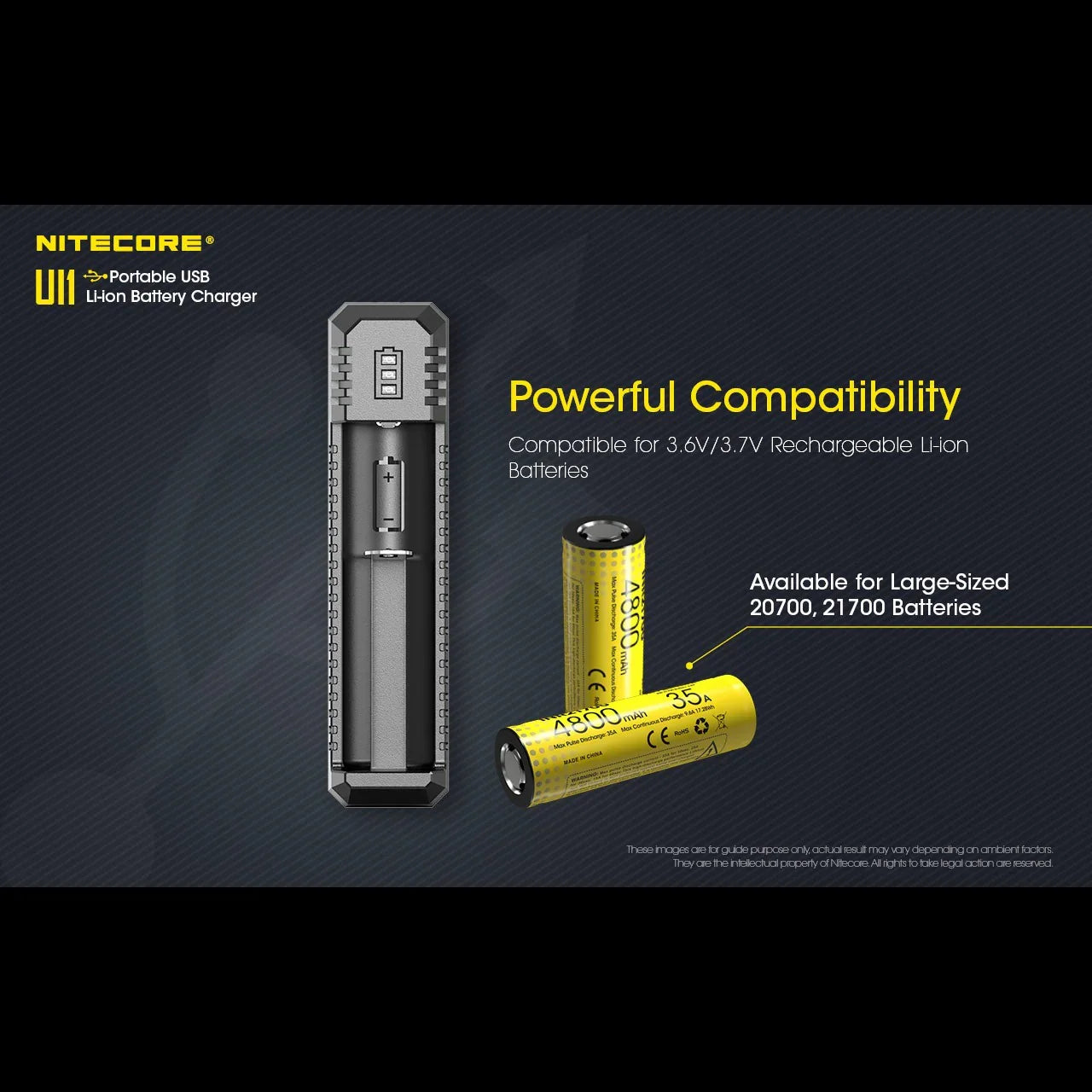 Nitecore UI1 Universal Charger / Batteriladdare - Action King