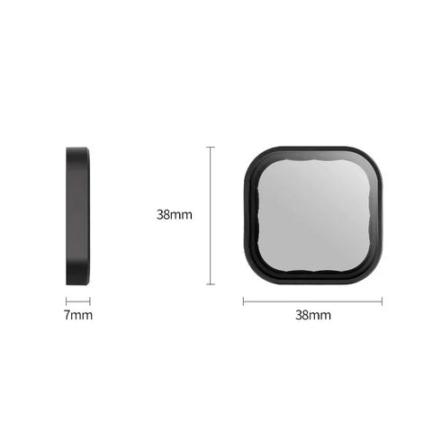 Telesin Filter 3-pak - ND8 + ND16 + ND32 til GoPro Hero12/11/Mini/10/9 Sort - Kit