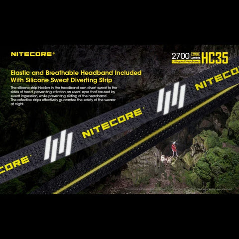 Nitecore HC35 pandelampe - 2700lm