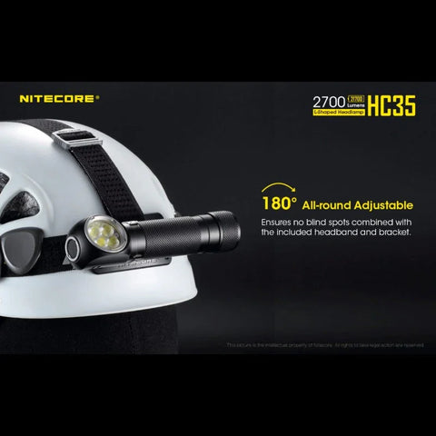 Nitecore HC35 pandelampe - 2700lm