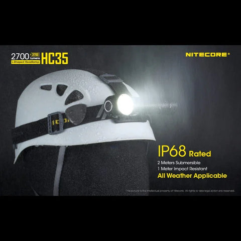 Nitecore HC35 pandelampe - 2700lm