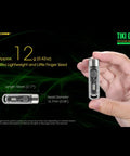 Nitecore TIKI GITD Nyckelringslampa USB-C - 300lm - Action King