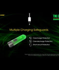 Nitecore TIKI GITD Nyckelringslampa USB-C - 300lm - Action King