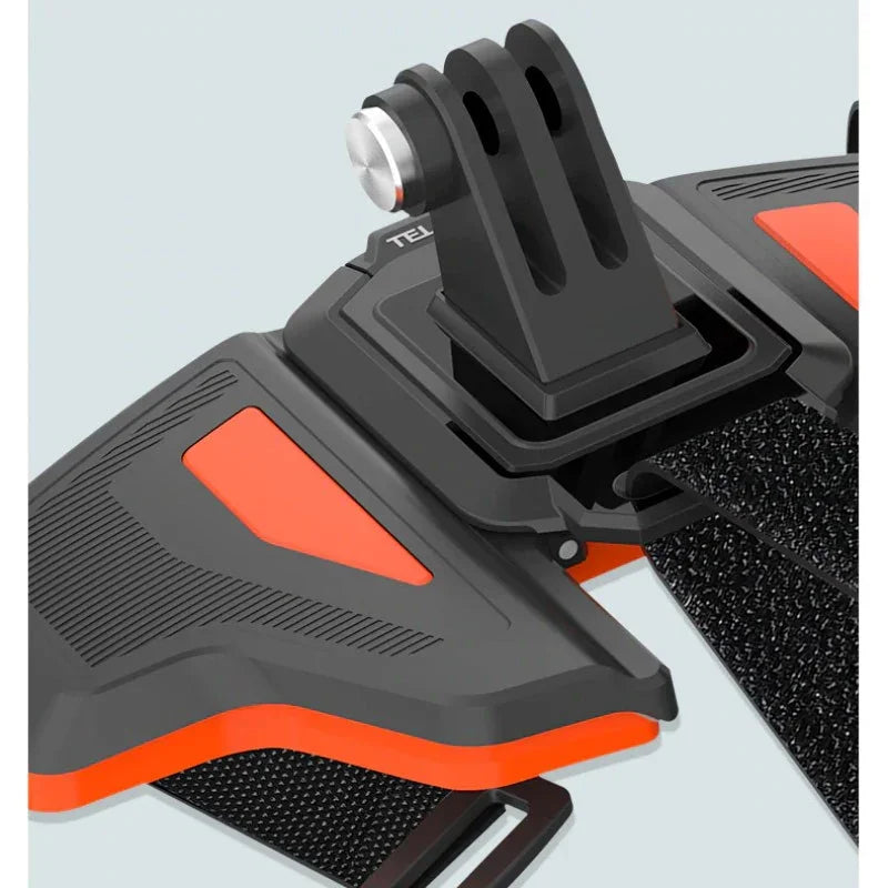 Telesin Fäste för hjälm vid haka - GoPro-fäste - Vikbar - Action King