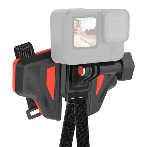 Telesin Hjelm Hagebeslag - GoPro Beslag - Sammenklappelig