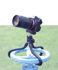 Telesin Tripod flexibelt 360 grader kulledshuvud 1/4" skruv / Mobilhållare / Tillbehörssko - Bläckfisk - Action King