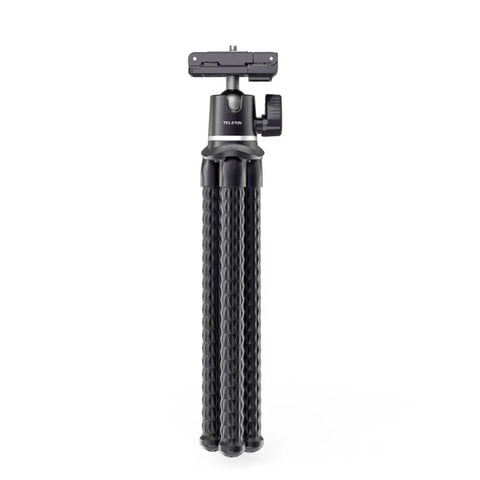 Telesin stativ fleksibelt 360 graders kuglehoved 1/4" skrue / Mobilholder / Tilbehørssko - Octopus
